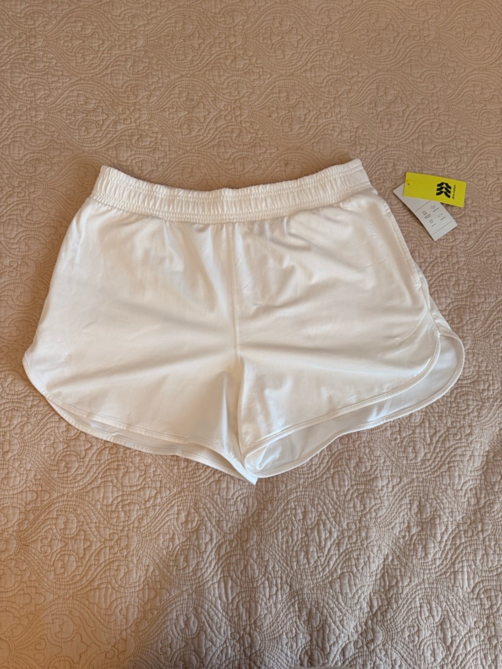 All In Motion Women's White Athletic Shorts - Lightweight Comfort
